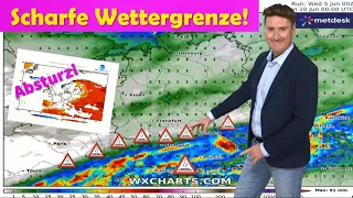 Neues Extremwetter? Gewitter, Starkregen und Sturzflutgefahr im Süden! Juni 2024 mit Totalabsturz?