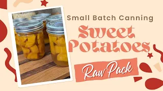 Smart Canning Sweet Potatoes in the Nesco Electric Canner