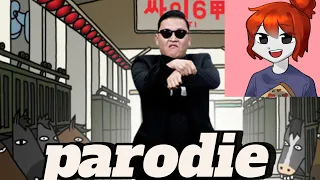 GanGnam style(Official video clip)roblox-parodie