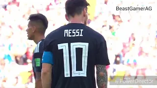 Lionel Messi vs Iceland HD English Commentary