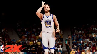 Steph Curry 40 points vs Hornets 28 in 3rd quarter show 15-16 RS | NBA 2K23 | PS5