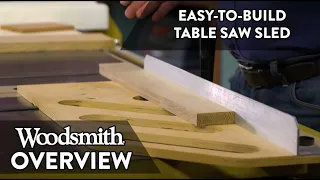 Easy-to-Build Table Saw Crosscut Sled