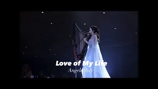 ANGELA JULY | Love of My Life - Queen (Vocal and Harp Live Performance)