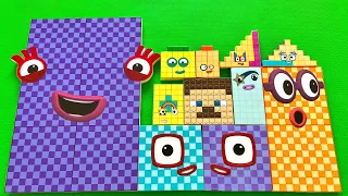 Looking for Numberblocks Puzzle Tetris NEW 1310 Space ASMR! Numberblocks Satisfying Video