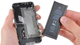 Самостоятельная замена аккумулятора iPhone 4S / Battery iPhone 4S