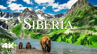 FLYING OVER THE SIBERIA 4K UHD - Relaxing Music Along With Beautiful Nature Videos - 4K Video HD