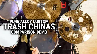 Meinl Cymbals - Pure Alloy Custom Trash Chinas Comparison Demo