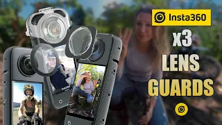 Insta360 X3 Lens Guards | 3 Style Comparisons