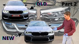 BMW M5 f90 ( G30 ) 2022 Facelift Retrofit  part 2