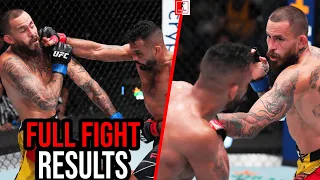 Rob Font Vs Marlon Vera UFC Vegas 53 Full Fight Results