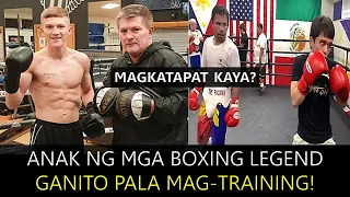 Anak ng mga Boxing Legend, Ganito pala Mag Training!