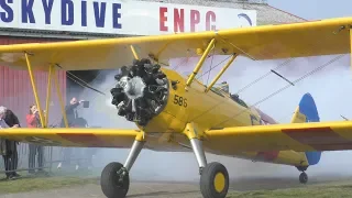 [4K] Breda Int. Airport Lezing Hans Nordsiek + 2x Stearman