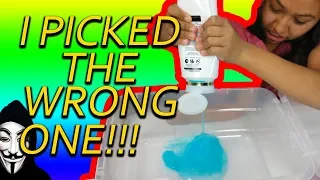 Shampoo Slime  Don’t Choose the Wrong Shampoo Slime Challenge