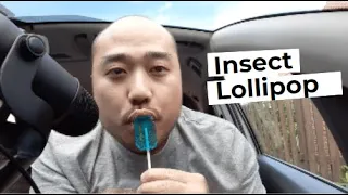 ASMR INSECT LOLLIPOP SUCKER CANDY Worm 🍭 Mouth Sounds & Licking 🍭