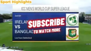 bangladesh vs ireland 2nd odi | full match highlights 2023