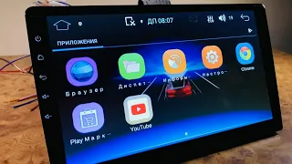 Автомагнитола 1008 Android 10 2/16GB Для Любого Автомобиля 1din Обзор Настройка