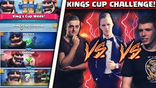 UNFASSBARES BATTLE! | KINGS CUP ELITE CHALLENGE! | Trymacs vs BigSpin vs Chefstrobel | Clash Royale