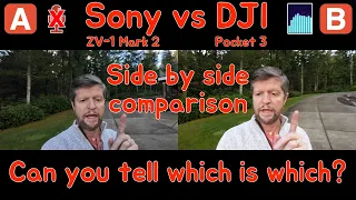 DJI Pocket 3 vs Sony ZV-1 Mark 2 side-by-side comparison test