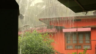 Torrential Monsoon Rain in my village near Udupi (24-06-2017)