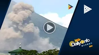 Bulkang Mayon, muling nag-alburoto