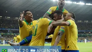 Copa America Semi-final :BRA VS ARG 2-0 (HIGHLIGHTS)/2019 (1080p HD).