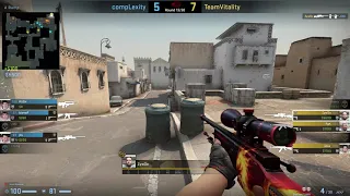 CS:GO POV Demo Vitality ZywOo (29/14) vs Complexity (de_dust2)