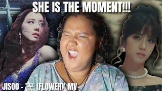 SHE IS THE MOMENT!!! | JISOO - ‘꽃(FLOWER)’ M/V | KPOP REACTION