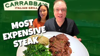 We Ate the Most EXPENSIVE Steak at Carrabba's Italian Grill 🥩