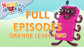 @Numberblocks- Orange Level Two | Full Episodes 23-25 | #HomeSchooling