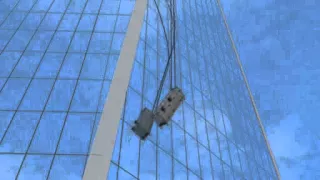 Next Media Video: Window washers trapped on World Trade Centre scaffolding rescued