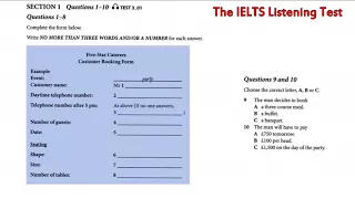 IELTS LISTENING PRACTICE TEST 2017 WITH ANSWERS    12 8 2017