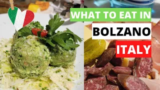 Bolzano: What to Eat in Bolzano, Italy - The Best Austrian Food in Italy