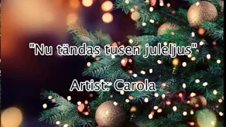 Swedish Christmas Song: Nu tändas tusen juleljus Lyrics/trans
