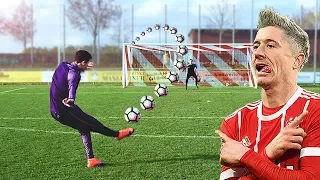 Lewandowski vs freekickerz ⚽ Free Kick Shootout