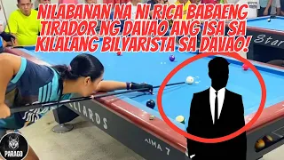 Nilabanan na ni Rica Babaeng tirador ng Davao ang isa sa kilalang bilyarista sa Davao! August 2023