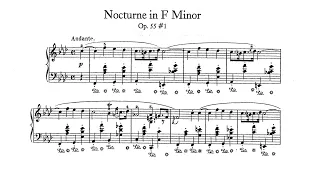 F. Chopin - Nocturne Op. 55 no. 1 in F minor