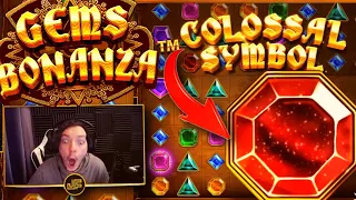 I HIT A 1000X SPIN! GEMS BONANZA HUGE BASE GAME WIN! (ROOBET)