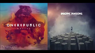 Radioactive Stars (Reversed) | One Republic & Imagine Dragons Mashup!