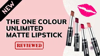 Review The ONE Colour Unlimited Matte Lipstick Oriflame || COBAIN LIPSTIK TERBARU ORIFLAME