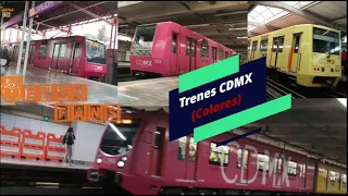 Trenes CDMX (Colores) En 4K