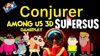 Shinchan Challenges his Friends in 3D Among Us Super SUS Part 4 GREEN GAMING Tyro Gaming