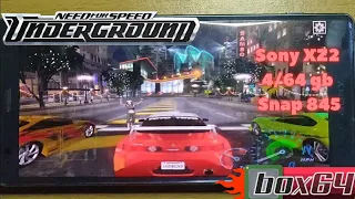 Need For Speed Underground Box64Droid Sony Xz2 Snap 845 DXVK 2.2