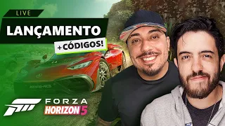 LIVE LANÇAMENTO FORZA HORIZON 5 COM @ZoiooGamerLive E @gamerpatife ​