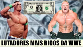 OS LUTADORES MAIS RICOS DA WWE