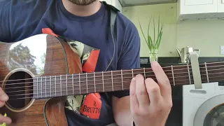 How to play THE CLIMB by Miles Cyrus on Guitar