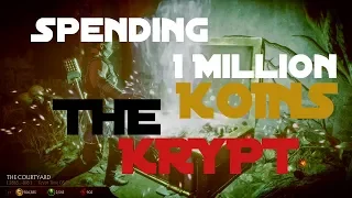 Spending 1 million KOINS in the krypt!