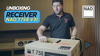 Unboxing Receiver NAD T 758 v3i High End - Dolby Atmos + BluOS + DIRAC |  Home Theater