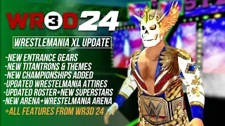 WR3D 2K24: WrestleMania Update, Alternate Attires, New Superstars & WrestleMania XL Arena!