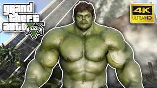 GTA 5 - Hulk Fights Waves of Heavy Military Reinforcement! (4K Ultra HD Gameplay)