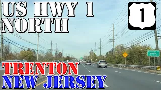 US 1 North - The Turnpike Alternative - Trenton to New Brunswick - New Jersey - 4K Highway Drive